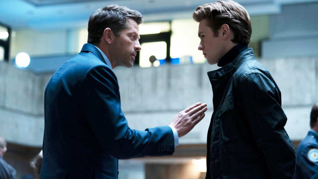 Misha Collins and Oscar Morgan in 'Gotham Knights'