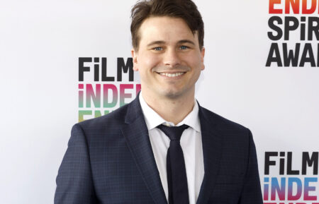 Jason Ritter attends the 2023 Film Independent Spirit Awards