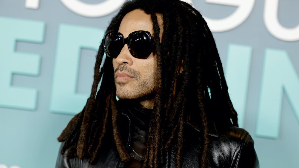 Lenny Kravitz attends the Los Angeles premiere of 'Shotgun Wedding'