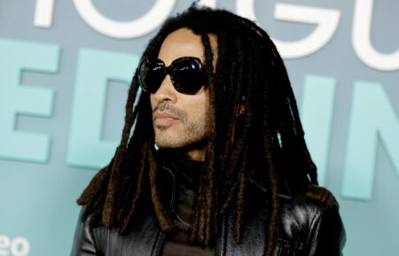 Lenny Kravitz attends the Los Angeles premiere of 'Shotgun Wedding'