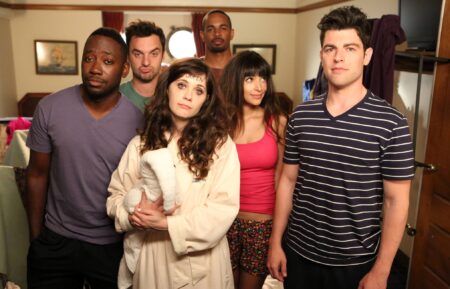 New Girl Cast - Lamorne Morris, Jake Johnson, Zooey Deschanel, Damon Wayans Jr., Hannah Simone, Max Greenfield