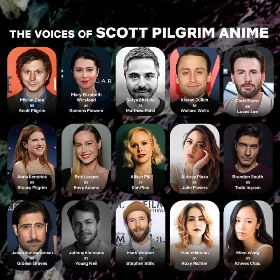 The voice cast of Netflix's 'Scott Pilgrim' Anime series