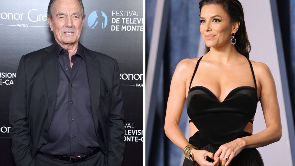 Young and Restless - Eva Longoria and Eric Braeden