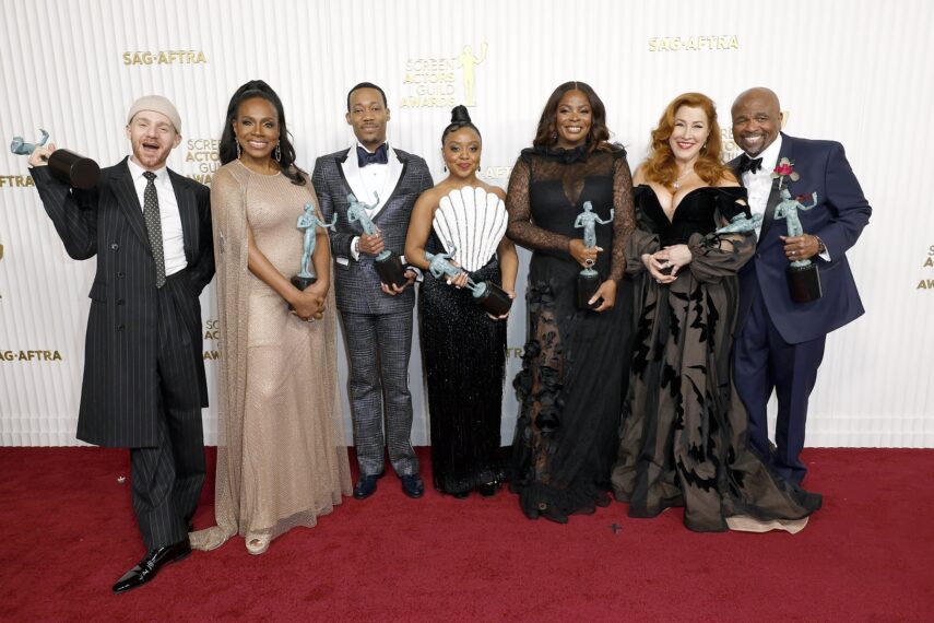 The cast of 'Abbott Elementary' at the 2023 SAG Awards