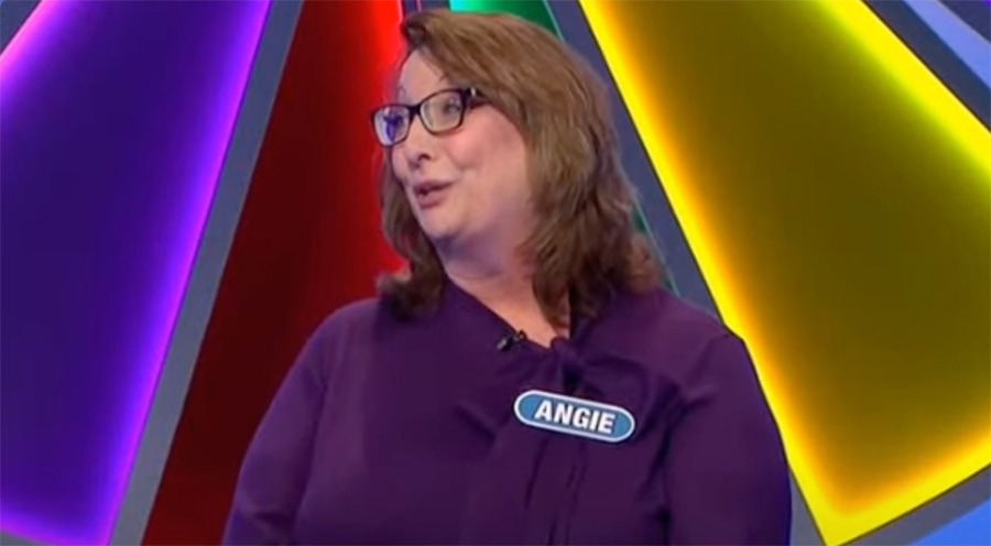 Angie on Wheel of Fortune