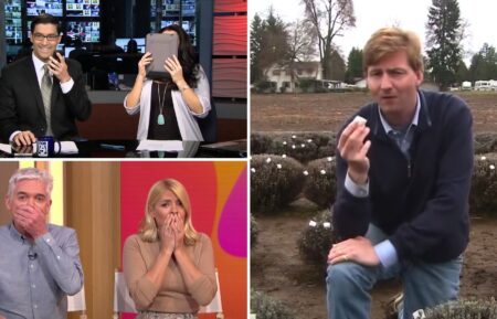 April Fools' pranks on TV news programs