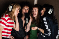 Ben Hardy as Roger Taylor, Gwilym Lee as Brian May, Joe Mazzello as John Deacon, Rami Malek as Freddie Mercury