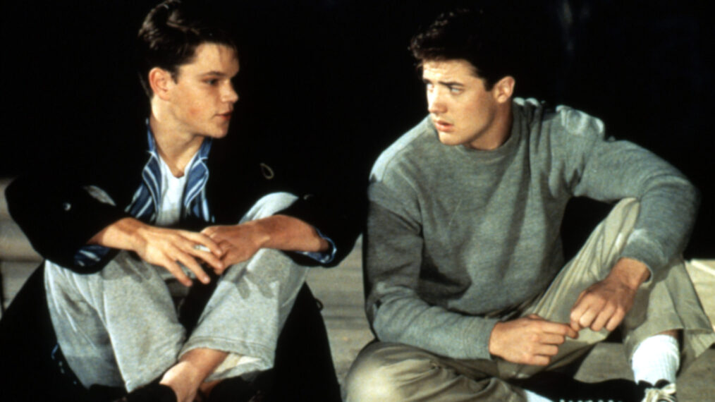 Brendan Fraser as David Greene, Matt Damon as Charlie Dillon in School Ties