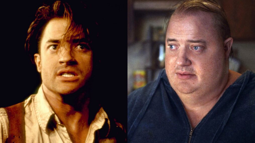 Brendan Fraser as Rick O'Connell in The Mummy (1999) and as Charlie in The Whale (2022)