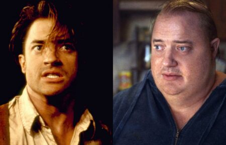 Brendan Fraser as Rick O'Connell in The Mummy (1999) and as Charlie in The Whale (2022)