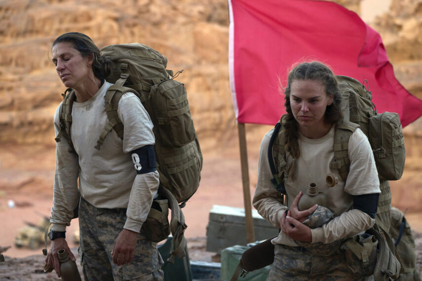 Hannah Brown and Carli Lloyd in 'Special Forces'