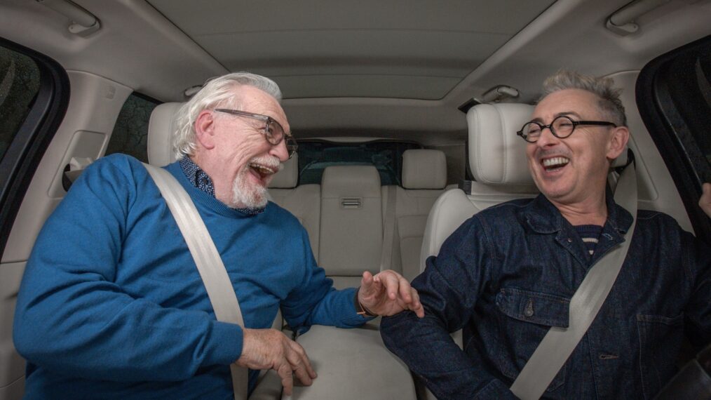 Brian Cox and Alan Cumming in 'Carpool Karaoke'