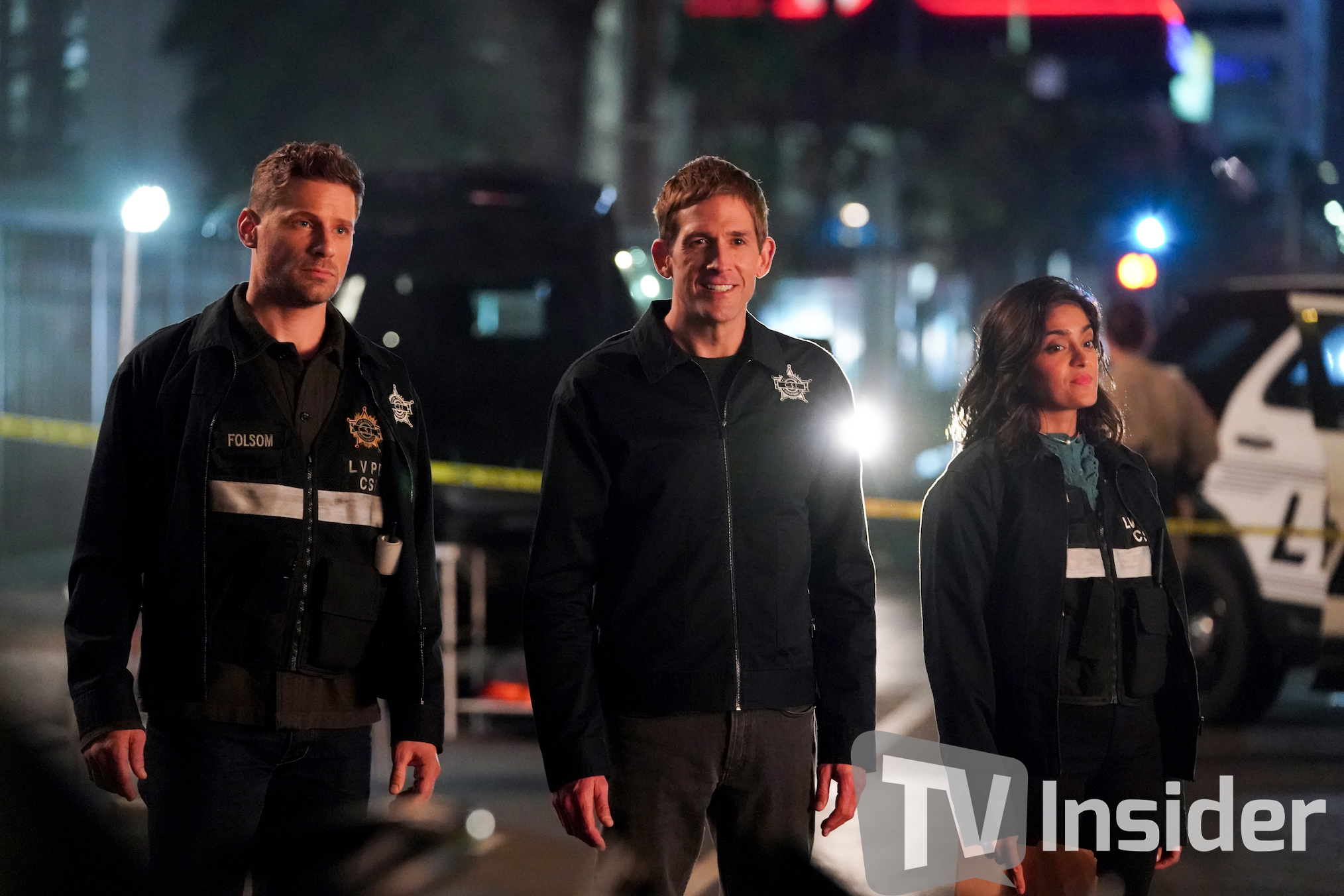 Matt Lauria, Eric Szmanda, and Mandeep Dhillon in 'CSI: Vegas'