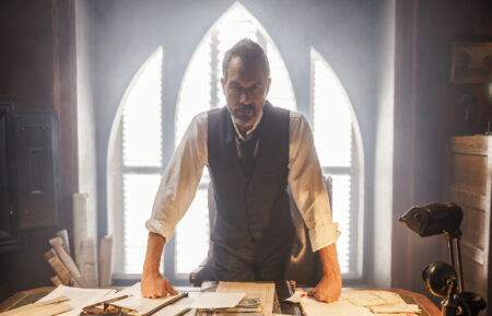 Eric McCormack as Basil Garvey in 'Slasher: Ripper'