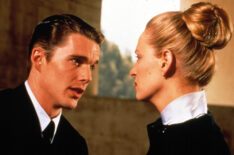 Ethan Hawke and Uma Thurman in Gattaca