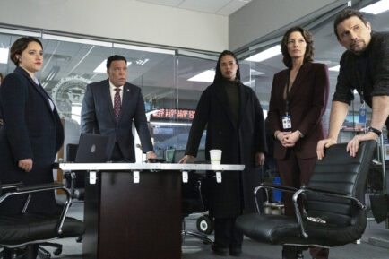 Keisha Castle-Hughes, Harry Sutton Jr., Roxy Sternberg, Alana De La Garza, and Jeremy Sisto in 'FBI'