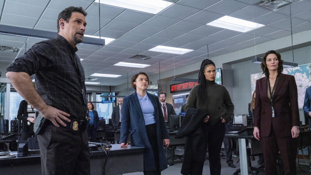 Jeremy Sisto, Keisha Castle-Hughes, Roxy Sternberg, and Alana De La Garza in 'FBI'