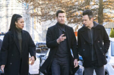 Roxy Sternberg, Dylan McDermott, and John Boyd in 'FBI'