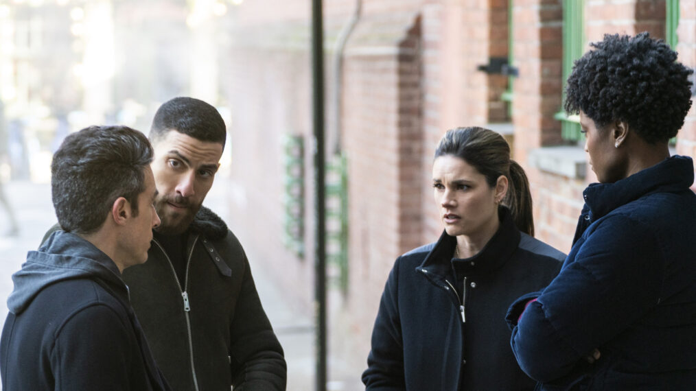 John Boyd, Zeeko Zaki, Missy Peregrym, and Katherine Renee Kane in 'FBI'