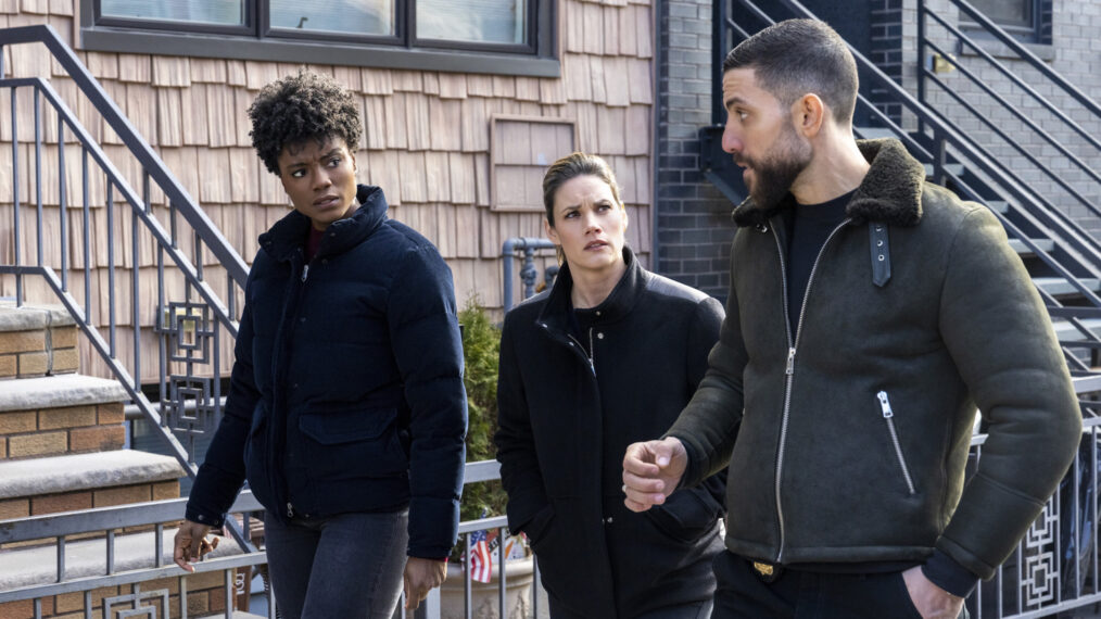 Katherine Renee Kane, Missy Peregrym, and Zeeko Zaki in 'FBI'