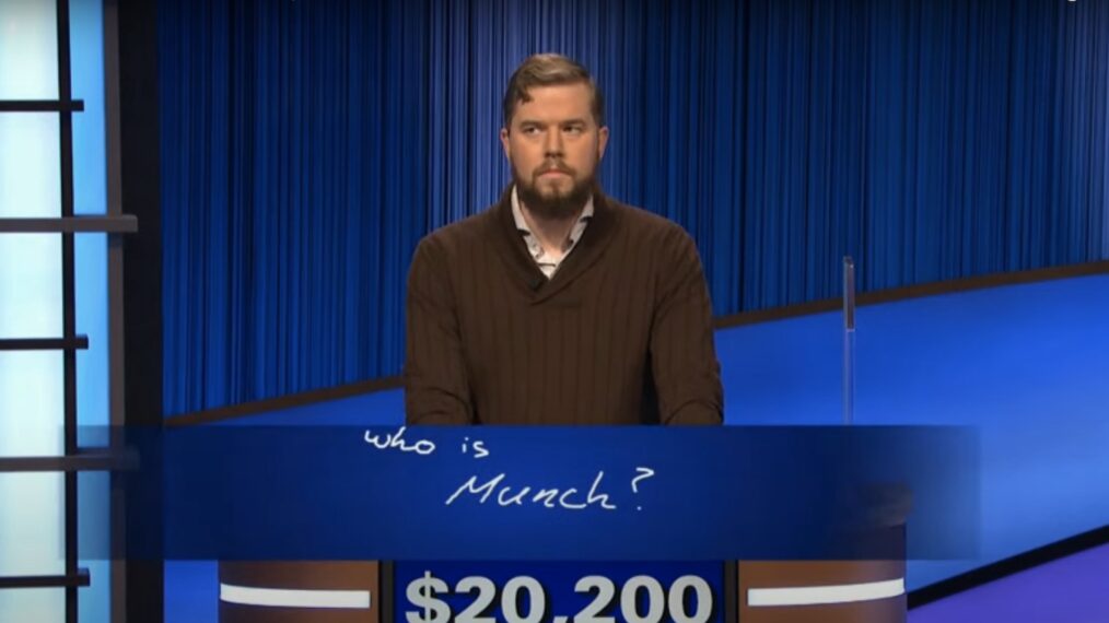 Stephen Webb in the March 15, 2023 episode of 'Jeopardy!'