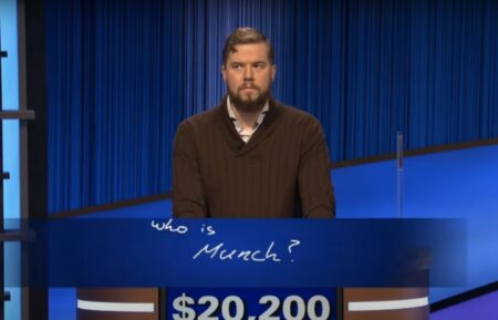 Stephen Webb in the March 15, 2023 episode of 'Jeopardy!'
