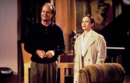 Kelsey Grammer and Bebe Neuwirth in 'Frasier'