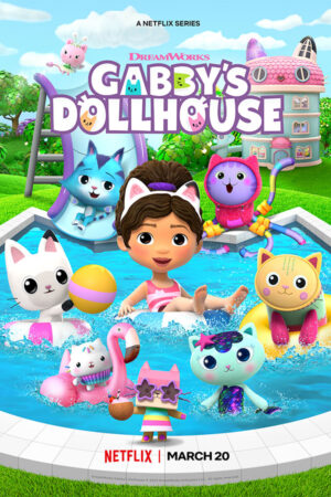 Gabby's Dollhouse Netflix Poster