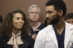 Kelly McCreary as Maggie Pierce and Anthony Hill as Dr. Winston Ndugu in 'Grey's Anatomy' Season 19 Episode 8