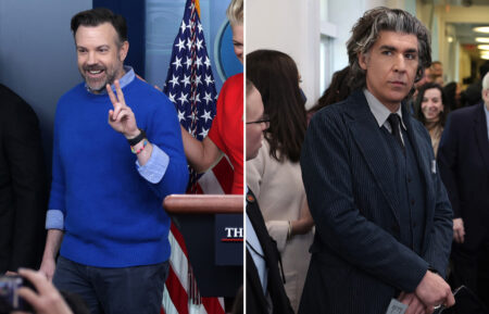 Jason Sudeikis and James Lance at the White House