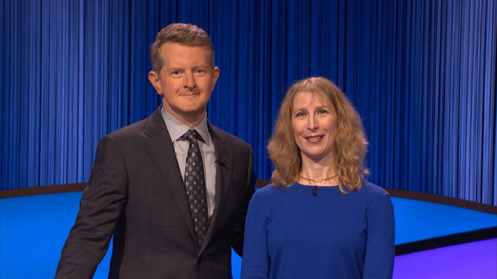 Melissa Klapper and Ken Jennings on 'Jeopardy!'