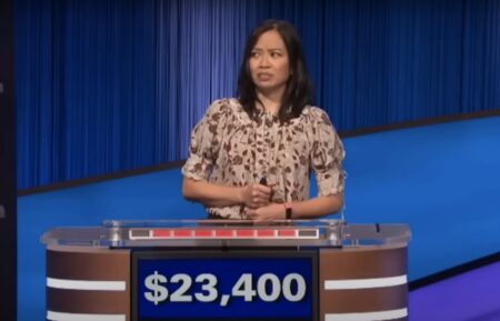Lisa Sriken on 'Jeopardy!' on Wednesday, March 29, 2023
