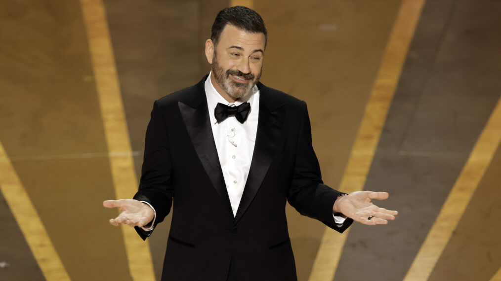 Jimmy Kimmel at the 2023 Oscars