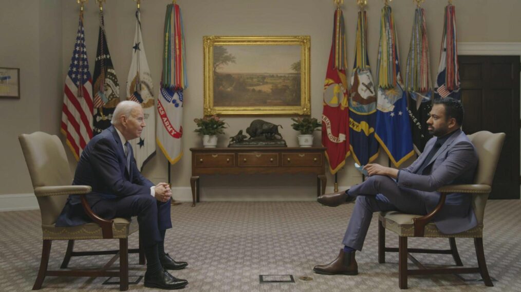 Joe Biden interviewed by Kal Penn on the Daily Show