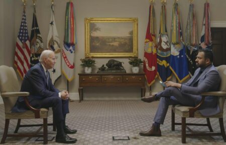 Joe Biden interviewed by Kal Penn on the Daily Show