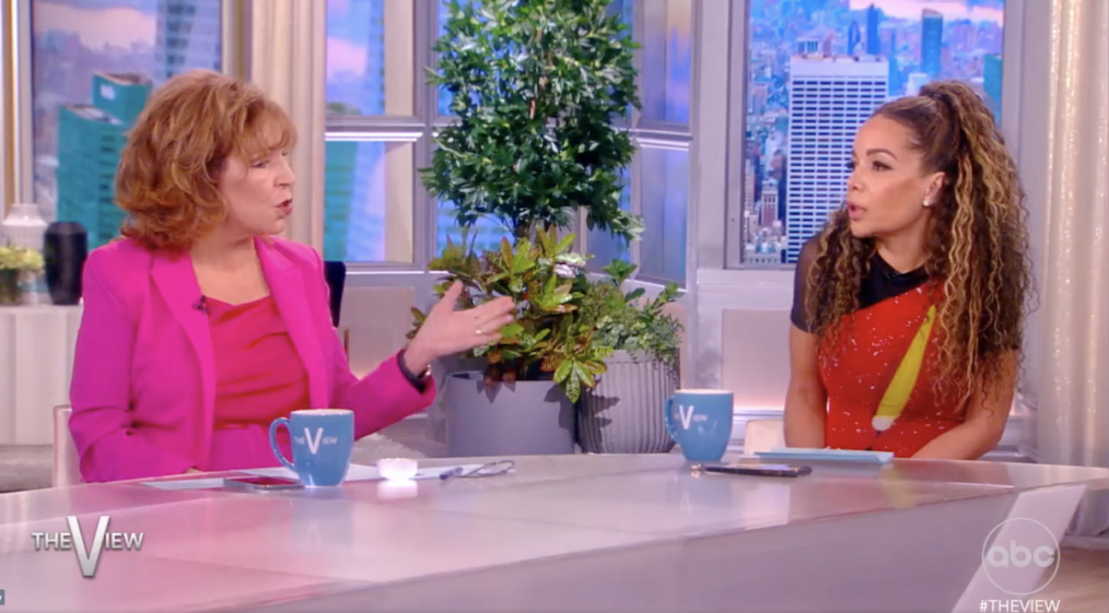 Joy Behar and Sunny Hostin on The View