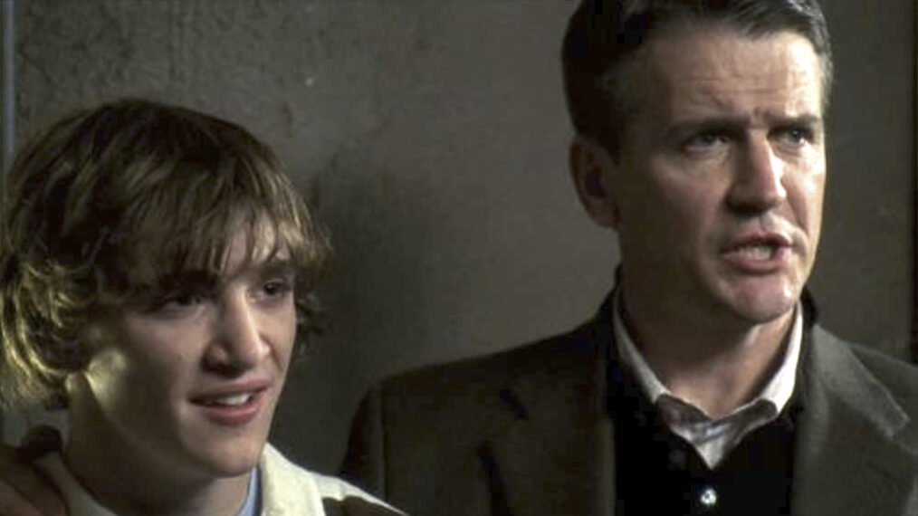 Kyle Gallner as Shane Milles and Richard Joseph Paul in 'Law & Order: SVU'