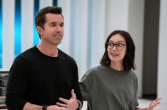 Rob McElhenney and Charlotte Nicdao in 'Mythic Quest'