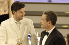 Nicholas Braun and Matthew Macfadyen at the 2022 Primetime Emmy Awards