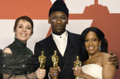 Olivia Colman, Mahershala Ali, and Regina King