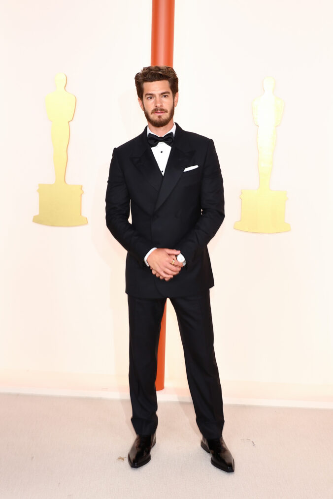 Andrew Garfield arrives at the 2023 Oscars