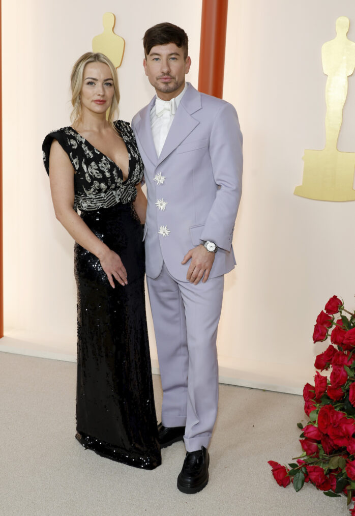 Alyson Sandro and Barry Keoghan arrive at the 2023 Oscars