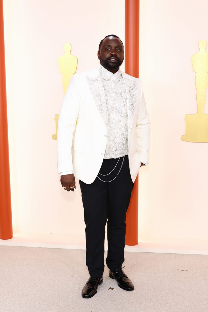 Brian Tyree Henry arrives at the 2023 Oscars