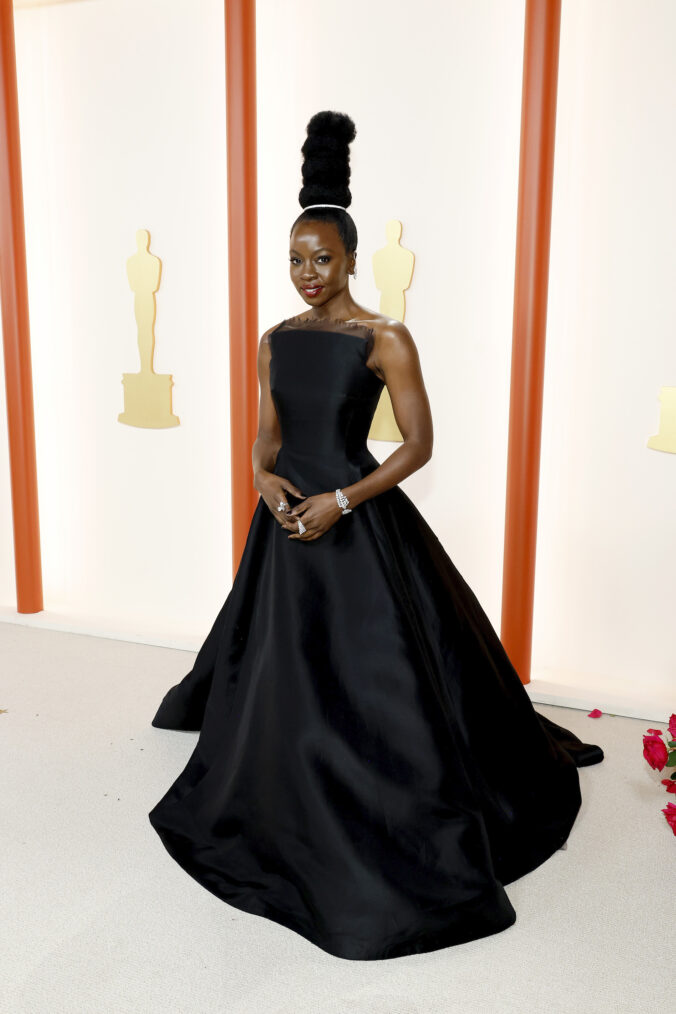 Danai Gurira arrives at the 2023 Oscars