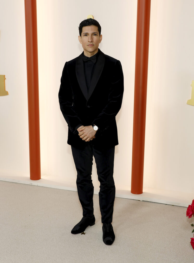 Danny Ramirez arrives at the 2023 Oscars