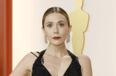 Elizabeth Olsen arrives at the 2023 Oscars