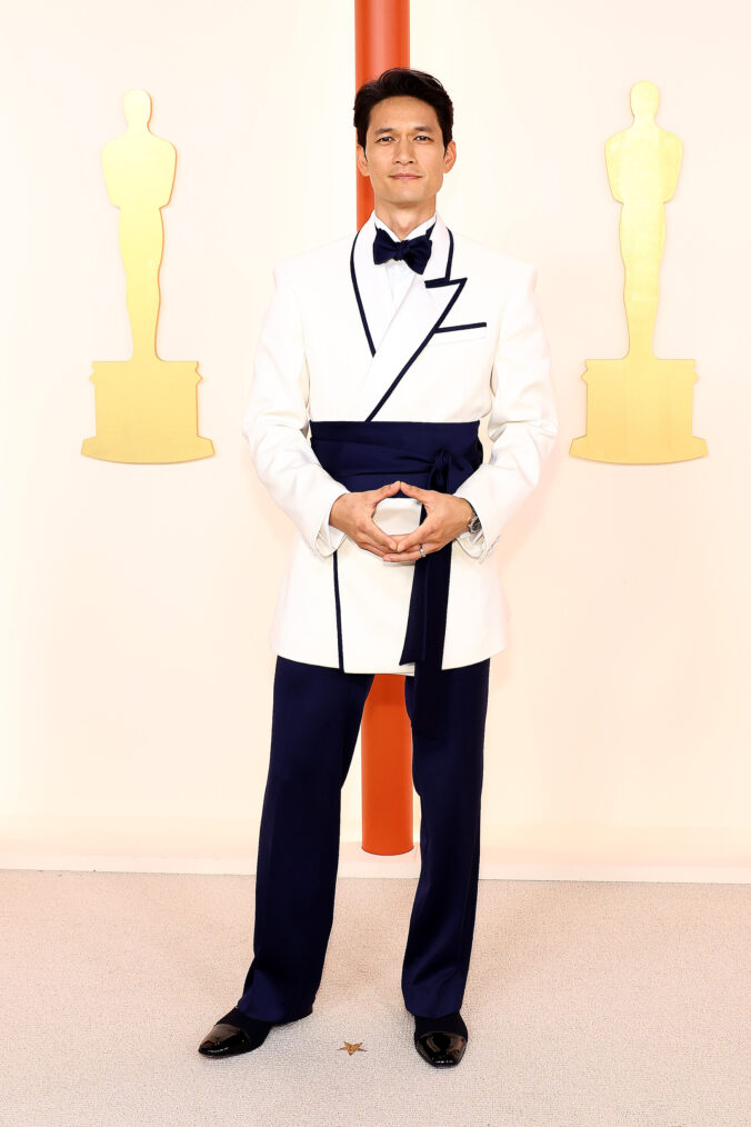Harry Shum Jr. arrives at the 2023 Oscars