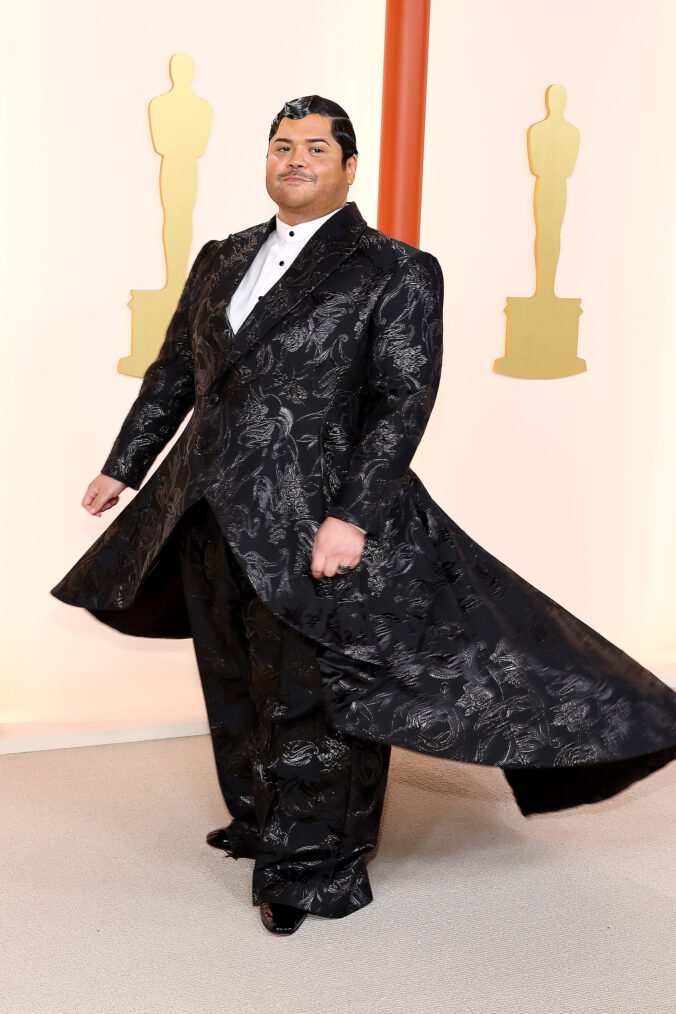 Harvey Guillen arrives at the 2023 Oscars