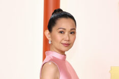 Hong Chau arrives at the 2023 Oscars