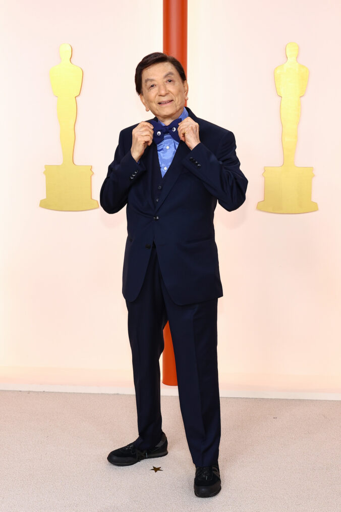 James Hong arrives at the 2023 Oscars